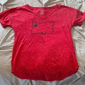 Blue 84 Red Portland Thorns Graphic Women's Tee